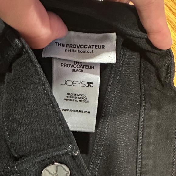 *JOE’S JEANS* Black The Provocateur Petite Bootcut Jeans Size 28 - Picture 9 of 13